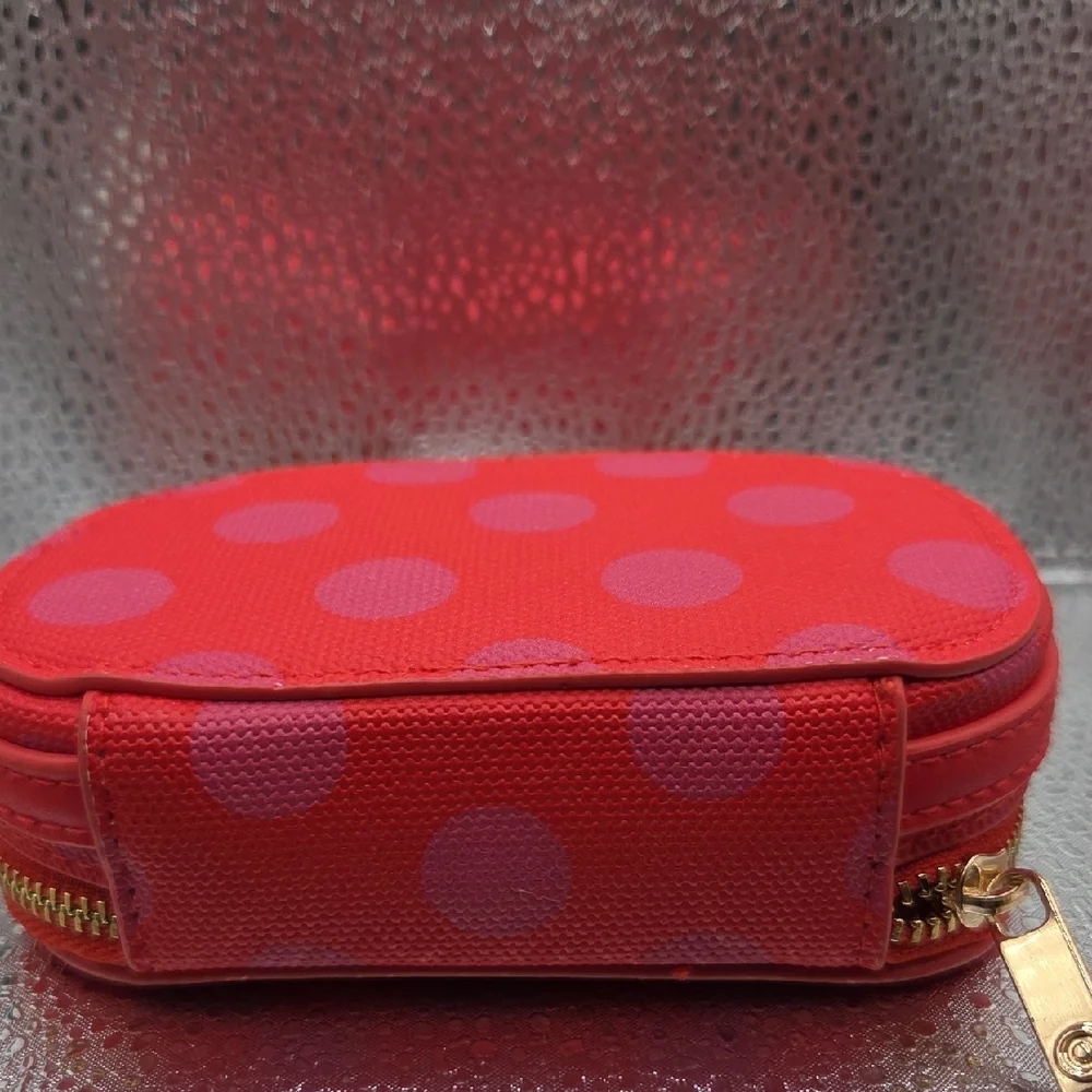 Kate Spade Red and Purple Polka Dot Bag